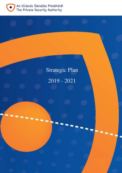 This is an image of the cover of the Strategic Plan
