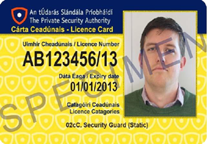 Security Officer Id Card