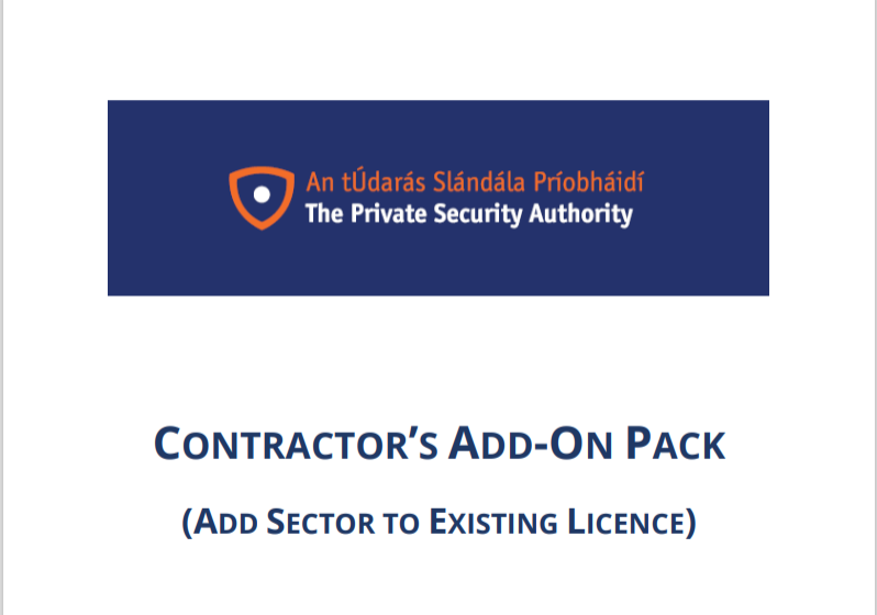 Image of cover of contractors add-on pack