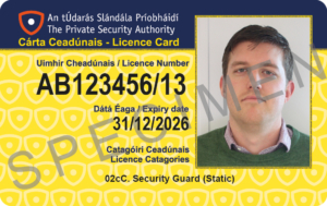 Example PSA Employees ID Badge